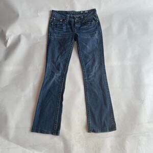 Vintage Miss Me Low Rise Bootcut Jeans Size 28 S Y2K Denim
